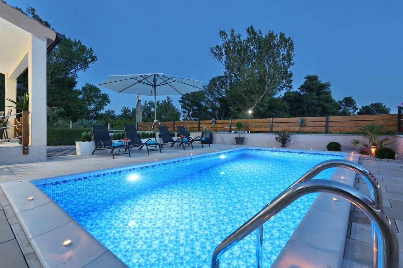 Villa Punta Garden Pool House Posedarje Exterior foto
